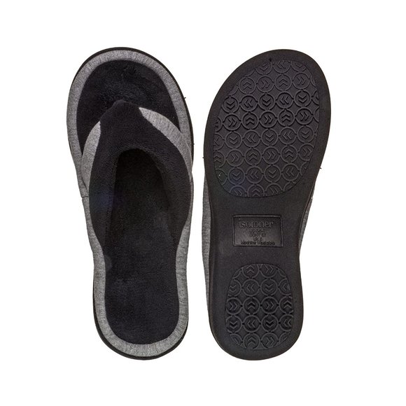 NEW Isotoner Microterry Michelle Thong Slippers - Picture 4 of 7